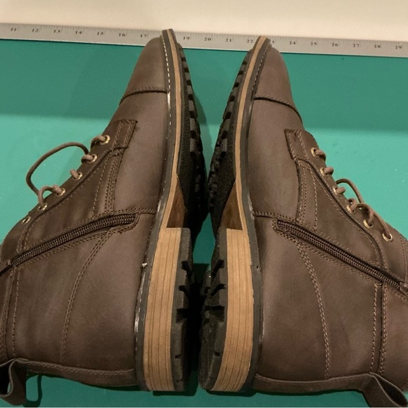 B-52 By Bullboxer Men's Bennington Brown Boots NWOB Size 12 - Picture 6 of 10